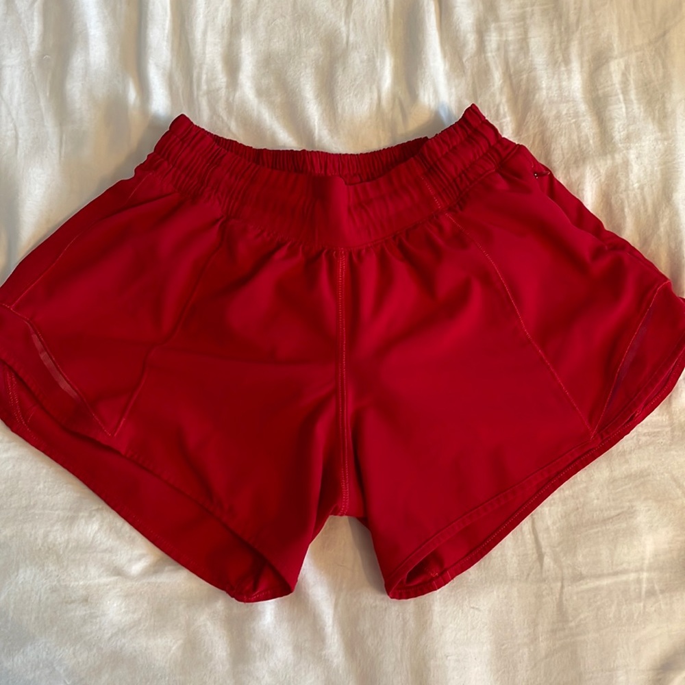 COPY - Dark Red Lululemon Shorts